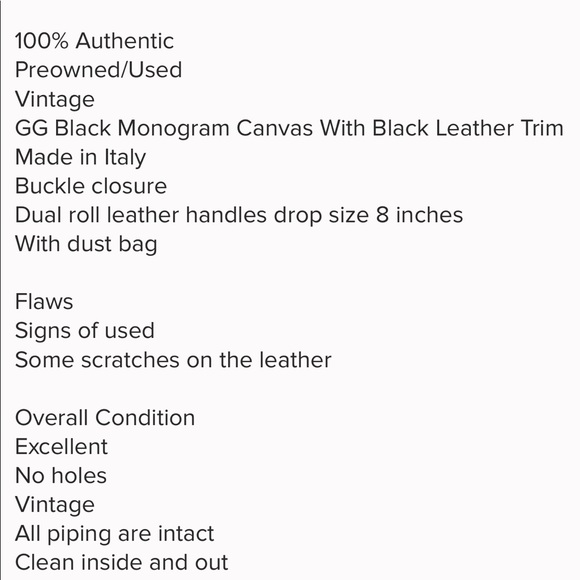 Gucci GG Black Monogram Hobo - Picture 6 of 8